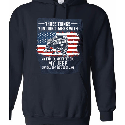 Navy hoodie JEEP freedom family LIMITED QUANTITY